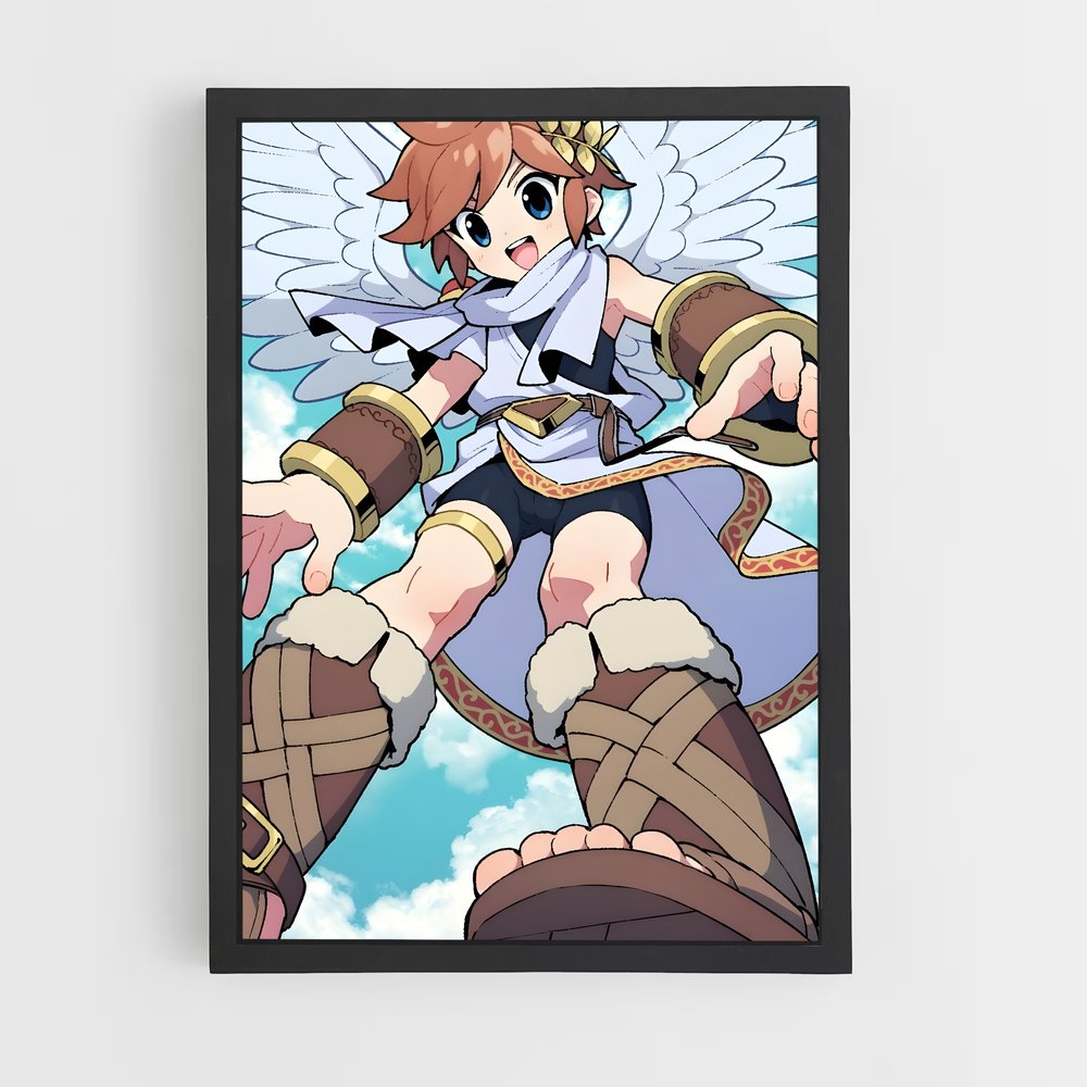 Poster Dark pit ange – affiche Super Smash Bros (vue 2)